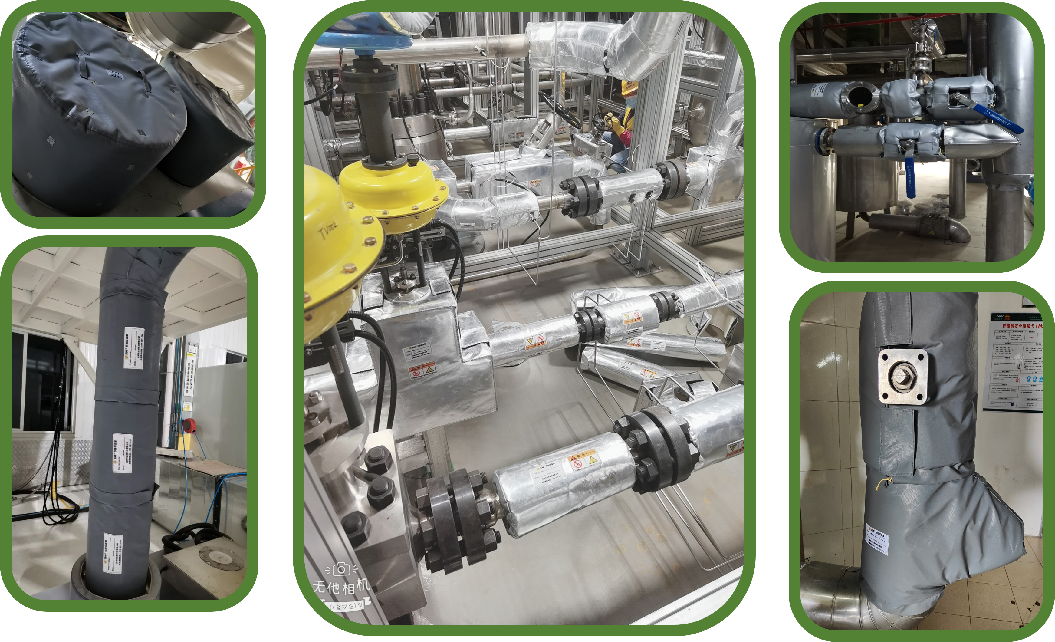 Detachable soft energy-saving insulation cover for valve pipeline flanges